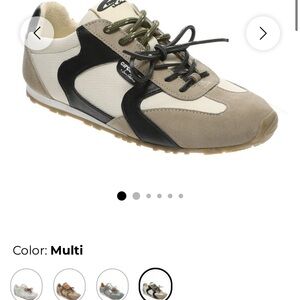 Circus by Sam Edelman Beige and Black Sneakers